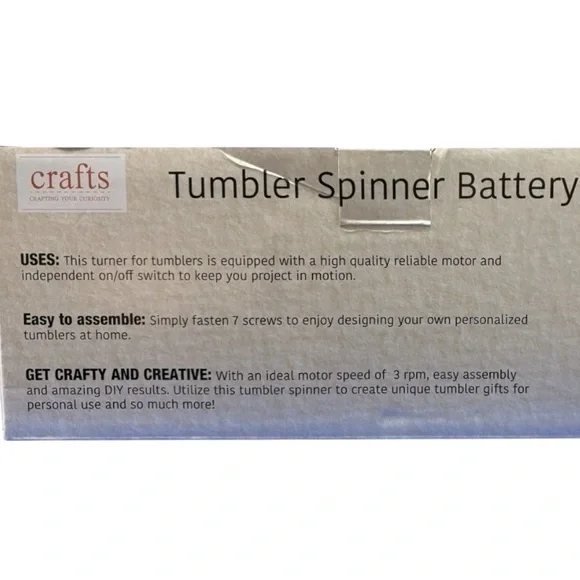 Crafts Tumbler Spinner Battery Operated - Picture 3 of 4